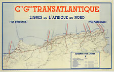 Affiche ancienne - CGT Afrique du Nord -1950