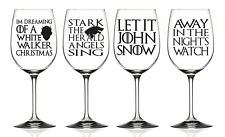 Game of Thrones Funny Vinyl Christmas Glass Decal Sticker Set