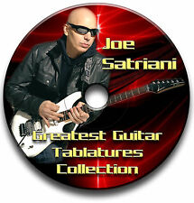 60 JOE SATRIANI ROCK GUITAR TAB TABLATURE SONG BOOK SOFTWARE CD BEST OF