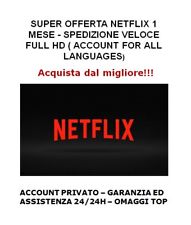 Netflix 1 mes  4K  FULL HD --- Netflix 1 Month (All languages)