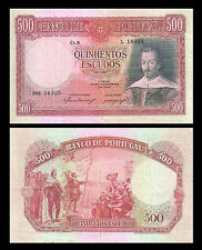 Portugal - 2x 500 Escudos - Edition 1944 & 1952 - 2 Billets - 11