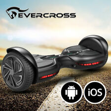 EverCross 6.5" APP Gyropode Overboard électrique Bluetooth Skateboard Noir Nuef