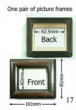 Small Picture Frames Two 101mm x 81mm, Unused Old Stock.