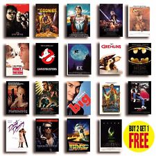 CLASSIC 80s MOVIE POSTERS A4/A3 Size Print Film Cinema Wall Decor Christmas Gift