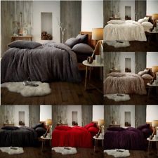 Teddy Fleece Luxury Duvet Covers Cosy Warm Soft Bedding Sets / Fitted Sheets GC