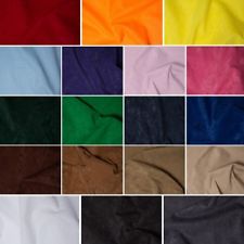 100% Polyester Faux Suede Look Suedette Dressmaking Fabric Material