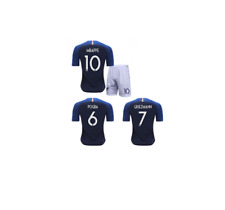 Maillot équipe de France football 2019 2 étoiles Enfant personnalisé +short