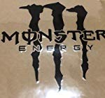 モンスターエナジー (ブラック) 車、バイクに最適！ 防水カッティング ステッカー [並行輸入品]