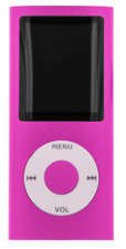 MP4 Player Musik SD-Karten-Slot erweiterbar auf 32GB LCD Bildschirm Pink 