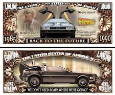 RETOUR VERS LE FUTUR BILLET MILLION DOLLAR! Collection Doc McFLY DELOREAN DMC-12