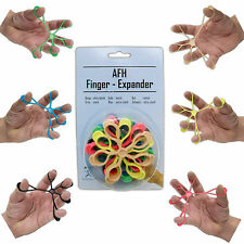AFH-Finger-Expander | 6erSet alle Stärken | Musiker Sportler| Hand-Fingertrainer