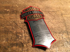 HARLEY SPRINGER GABEL PATENT EMBLEM  LOGO PATENZEICHEN PANHEAD