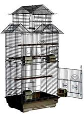 LARGE Liberta Jintu Bird Cage Black,104 x 40 x 51 cm …