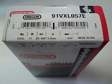 Chaine de tronconneuse Oregon 91VXL057E 3/8'', 1.3mm, 57 maillons, 40cm