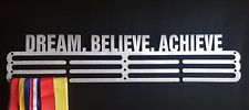 Medal Hanger/Holder/Display/Rack- *DREAM BELIEVE ACHIEVE* STEEL STORE 60 MEDALS