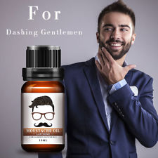 -93% ORGANIC HAIR GROWTH ESSENCE Beard Oil Facial Hair Moustache Oils Pure Beard