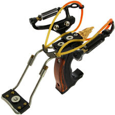 Powerful High Velocity Folding Compound Game Hunting Outdoor Slingshot Catapult 