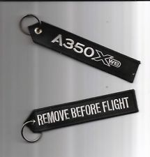 PORTE CLE FLAMME AIRBUS A350XWB REMOVE BEFORE FLIGHT - NEUF