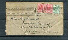 Transvaal Beleg MiF von Johannesburg nach Dresden - b1839