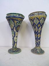 Deux ancien vases Maroc fin 19 ou début 20 siècle.