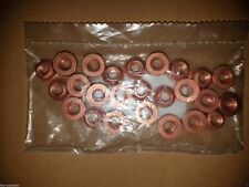 25 Kupfermuttern M6 x 1,0 Krümmer Bund  SW 10 Cu-Mutter Auspuff Selbstsichernd