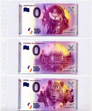 10 feuilles LEUCHTTURM Optima 3c, Billet Euro Souvenir