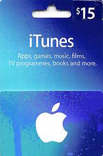 iTunes Gift Card $15 US Apple | App Store Key | American USA Code | iPhone etc..