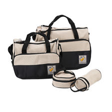 Sac à Langer Maman Bébé 5pcs sac à main pour Promenade Voyage pratique coloré