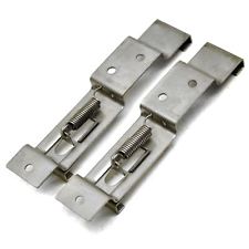 La plaque de numéro de remorque porte-agrafes paire acier inoxydable à ressort