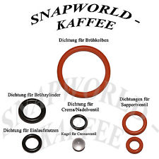 Set-12 Dichtung f. Brühgruppe + Supportventil Philips-Saeco Syntia Xsmall Black
