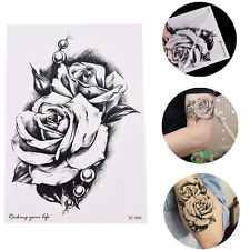 1Pc Makeup Rose Flower Tattoo Arm Body Art Waterproof Temporary Tattoo Sticke MB