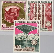 CAMEROUN KAMERUN 1967 525-27 C92-94 EXPO 67 Exhibition Montreal Ausstellung MNH