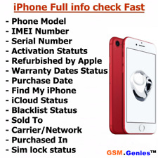 Check iPhone imei info - Carrier / Simlock / Warranty / FMI / iCloud / Blacklist