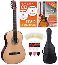 GUITARE ACOUSTIQUE 4/4 PACK CLASSIQUE HOUSSE ACCORDEUR PITCHPIPE PLECTRES CORDES