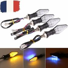 4x Vélo Moto ATV 12LED clignotant indicateur Lumière couleur Blinker Lampe