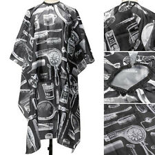 1x Coupe Cheveux Cape Pro Salon Coiffure Coiffeur Blouse Barbier Tissu Noir Mode