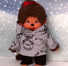 Kleidung,2Tlg mit Stempel passend für MONCHHICHI Monchichi 20 cm Neu