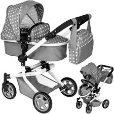 Bayer Chic 2000 Puppenwagen Mika 2in1 Sternchen + Wickeltasche Puppenkinderwagen