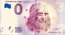 BILLET 0 ZERO EURO SOUVENIR  TOURISTIQUE  LEONARD DE VINCI 2018-3