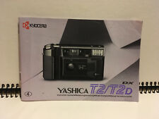 Yashica T2 / T2D Instruction Manual Bedienungsanleitung Mode D'emploi