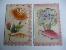 LOT 2 CPA FANTAISIE GAUFREE POISSON D' AVRIL