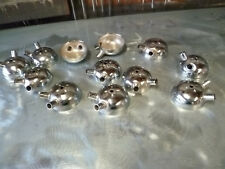 CLOCHE DE POT D ECHAPPEMENT DOUBLE SORTIE CHROME PEUGEOT 103 MOTOBECANE MBK 51