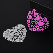 Floral Loving Birds Metal Cutting Dies Stencils For Scrapbooking DIY Card VN