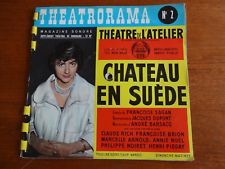 THEATRORAMA CHATEAU EN SUEDE FRANCOISE SAGAN CLAUDE RICH PHILIPPE NOIRET 1960