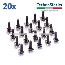 20x Pulsanti PCB 6x6x17 mm circuito stampato -Tactile Push Button Switch PCB