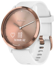 GARMIN vivomove HR Sport Damen-Smartwatch S/M Rosé/Weiß 010-01850-02
