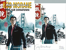 EO GUY BONNARDEAU BOB MORANE HC 52 + EX LIBRIS SIGNÉ : PÉRIL SUR CHINATOWN