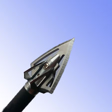 3x Jagdspitzen BLACK Y-Fighter Bogenjagd 6 Klingen 100 grain Pfeilspitzen 