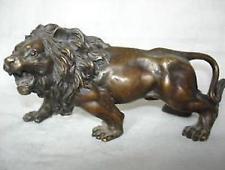 Collect Puissant lion sculpture en bronze Art 