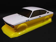 OPEL KADETT C COUPE GT/E YOUNGTIMER KAROSSERIEBAUSATZ 1:10 UNLACKIERT MIT DECALS